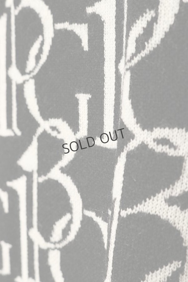 画像4: 1PIU1UGUALE3 GOLF ウノピゥウノウグァーレトレ ゴルフ KNIT VEST 113G FULL LOGO {-BBA} (4)