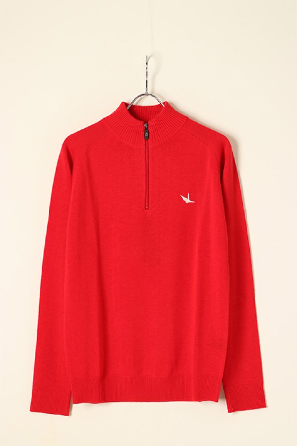 画像2: 【 30%OFF セール60,500円→42,350円】 1PIU1UGUALE3 GOLF ウノピゥウノウグァーレトレ ゴルフ ZIP KNIT 113 STITCH{-BBA} (2)