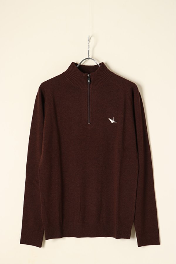 画像2: 【 30%OFF セール60,500円→42,350円】 1PIU1UGUALE3 GOLF ウノピゥウノウグァーレトレ ゴルフ ZIP KNIT 113 STITCH{-BBA} (2)