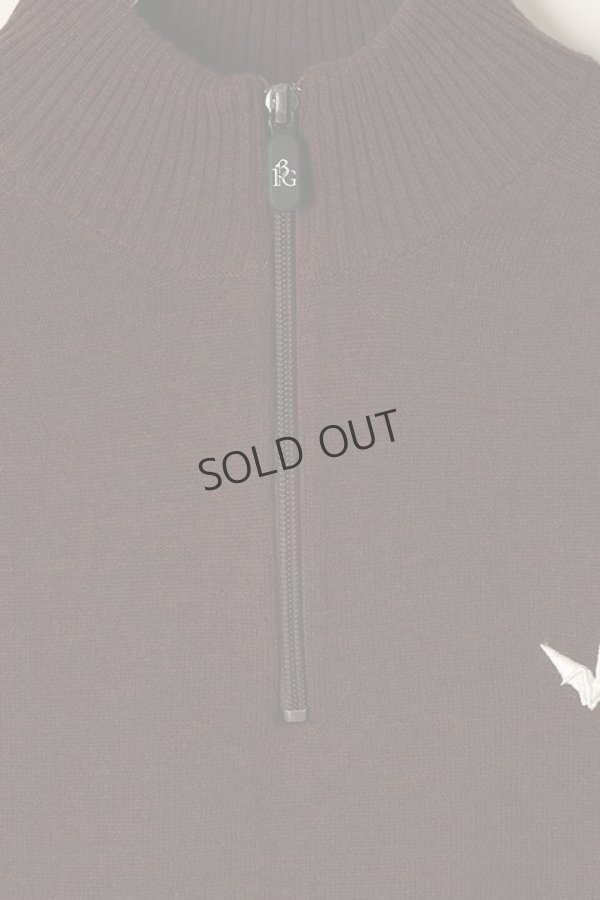 画像3: 1PIU1UGUALE3 GOLF ウノピゥウノウグァーレトレ ゴルフ ZIP KNIT 113 STITCH{-BBA} (3)