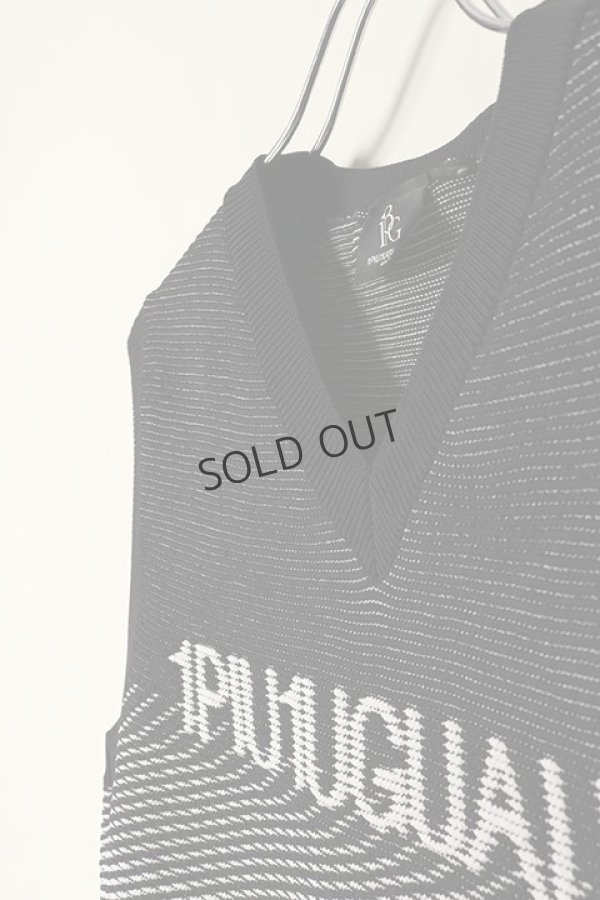 画像3: {SOLD}1PIU1UGUALE3 GOLF ウノピゥウノウグァーレトレ ゴルフ KNIT VEST GRADATION{-BCS} (3)