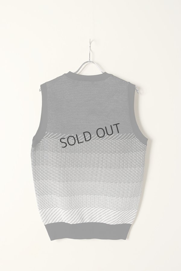 画像5: {SOLD}1PIU1UGUALE3 GOLF ウノピゥウノウグァーレトレ ゴルフ KNIT VEST GRADATION{-BCS} (5)
