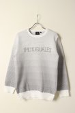 画像2: 1PIU1UGUALE3 GOLF ウノピゥウノウグァーレトレ ゴルフ R-NECK KNIT GRADATION{-BCS} (2)