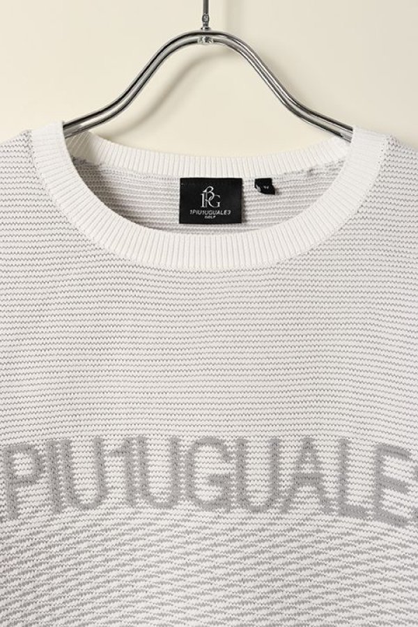 画像3: 【 30%OFF セール51,700円→36,190円】 1PIU1UGUALE3 GOLF ウノピゥウノウグァーレトレ ゴルフ R-NECK KNIT GRADATION{-BCS} (3)