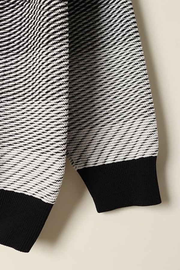 画像6: 【 30%OFF セール51,700円→36,190円】 1PIU1UGUALE3 GOLF ウノピゥウノウグァーレトレ ゴルフ R-NECK KNIT GRADATION{-BCS} (6)
