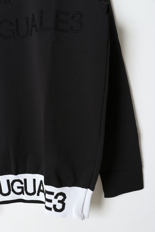 画像4: 【 30%OFF セール52,800円→36,960円】 1PIU1UGUALE3 GOLF ウノピゥウノウグァーレトレ ゴルフ MOCK NECK KNIT LOGO RIB ZIP{-BCA} (4)
