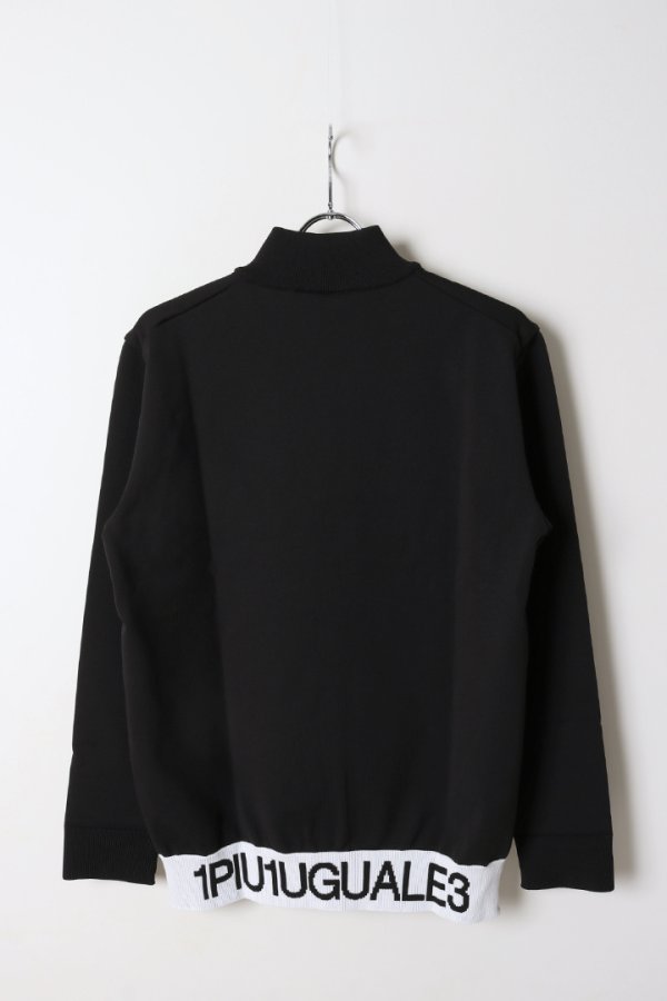 画像6: 【 30%OFF セール52,800円→36,960円】 1PIU1UGUALE3 GOLF ウノピゥウノウグァーレトレ ゴルフ MOCK NECK KNIT LOGO RIB ZIP{-BCA} (6)