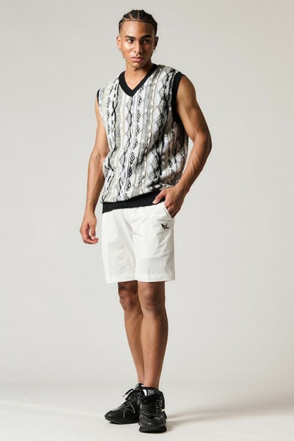画像5: 【 30%OFF セール51,700円→36,190円】 1PIU1UGUALE3 GOLF ウノピゥウノウグァーレトレ ゴルフ COOGI VEST{-BDS} (5)
