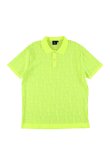 画像2: 【24SS新作】1PIU1UGUALE3 GOLF ウノピゥウノウグァーレトレ ゴルフ S/S KNIT POLO JAQURED LOGO{-BDS} (2)