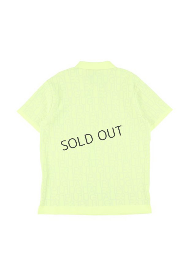 画像3: {SOLD}1PIU1UGUALE3 GOLF ウノピゥウノウグァーレトレ ゴルフ S/S KNIT POLO JAQURED LOGO{-BDS} (3)