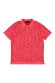 画像1: 【24SS新作】1PIU1UGUALE3 GOLF ウノピゥウノウグァーレトレ ゴルフ S/S KNIT POLO JAQURED LOGO{-BDS} (1)