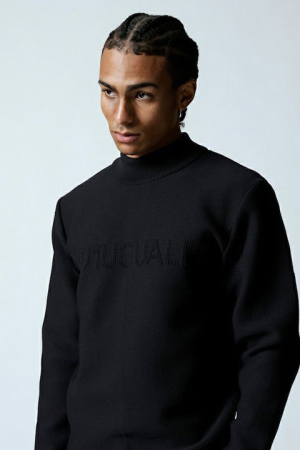 画像3: 【 30%OFF セール69,300円→48,510円】 1PIU1UGUALE3 GOLF ウノピゥウノウグァーレトレ ゴルフ MOCK NECK{-BDA} (3)