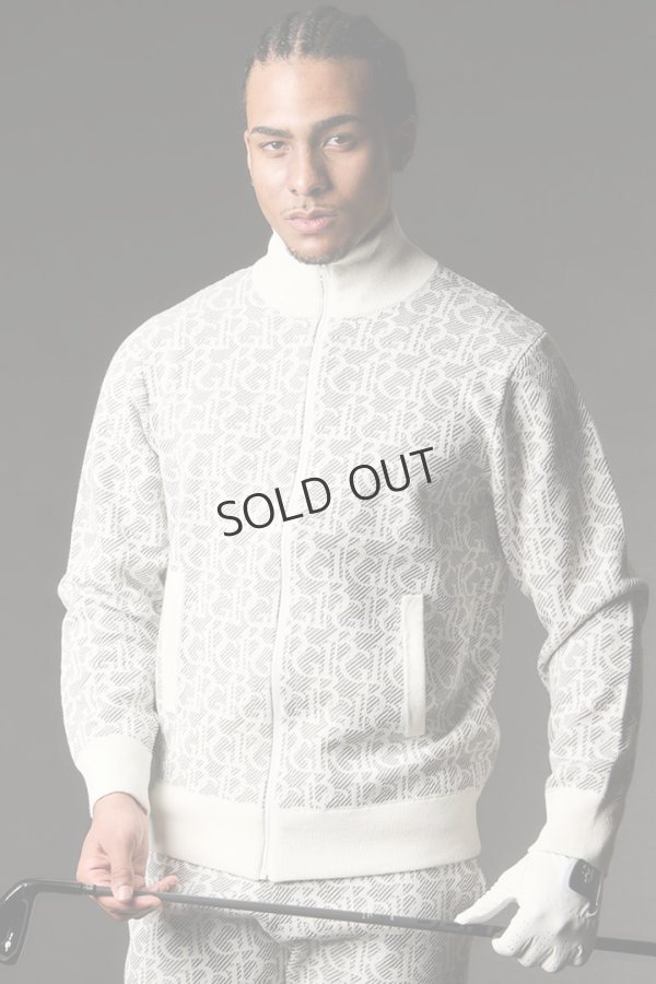 画像1: {SOLD}1PIU1UGUALE3 GOLF ウノピゥウノウグァーレトレ ゴルフ KNIT TRACK JACKET{-BEA} (1)