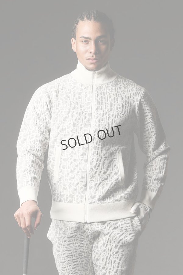 画像2: {SOLD}1PIU1UGUALE3 GOLF ウノピゥウノウグァーレトレ ゴルフ KNIT TRACK JACKET{-BEA} (2)