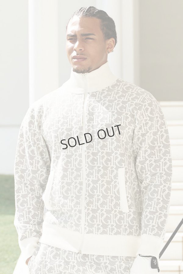 画像4: {SOLD}1PIU1UGUALE3 GOLF ウノピゥウノウグァーレトレ ゴルフ KNIT TRACK JACKET{-BEA} (4)