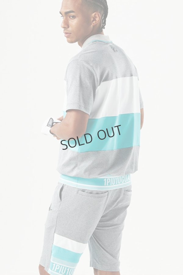 画像2: {SOLD}1PIU1UGUALE3 GOLF ウノピゥウノウグァーレトレ ゴルフ SHORTS SPORTS BORDER{-BDS} (2)