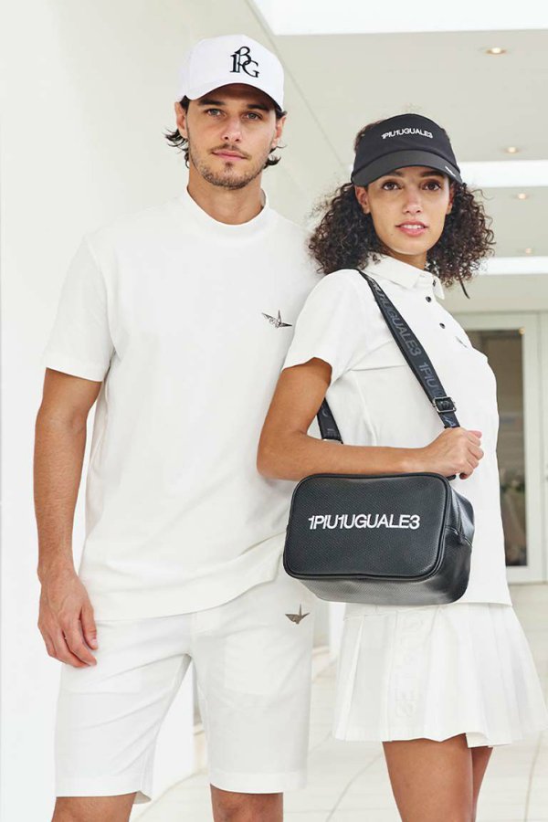画像3: 【 30%OFF セール48,400円→33,880円】 1PIU1UGUALE3 GOLF ウノピゥウノウグァーレトレ ゴルフ EMBOSS SHORTS{-BES} (3)