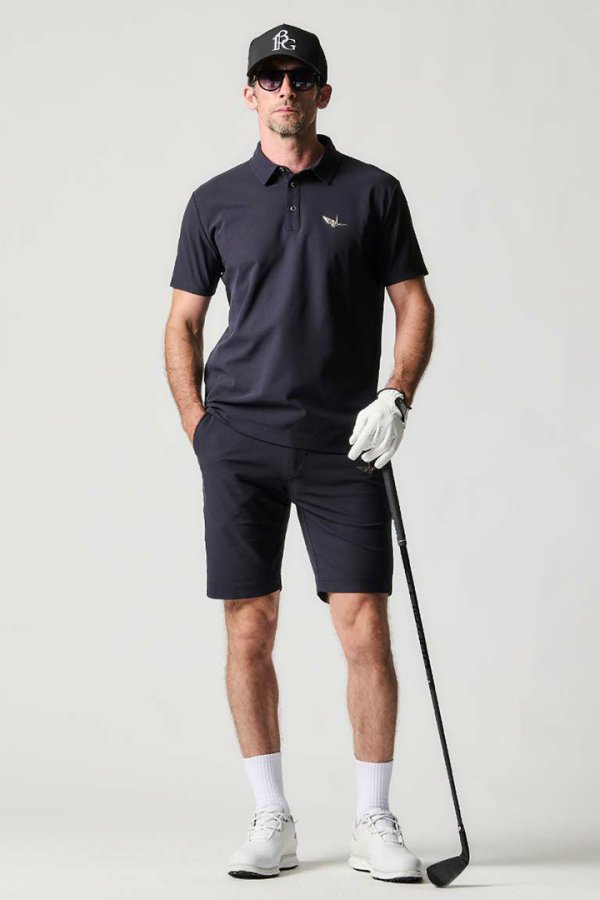 画像2: 【 30%OFF セール48,400円→33,880円】 1PIU1UGUALE3 GOLF ウノピゥウノウグァーレトレ ゴルフ EMBOSS SHORTS{-BES} (2)
