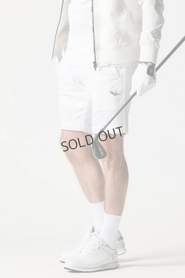 画像1: 1PIU1UGUALE3 GOLF ウノピゥウノウグァーレトレ ゴルフ MESH SHORTS{-BES} (1)