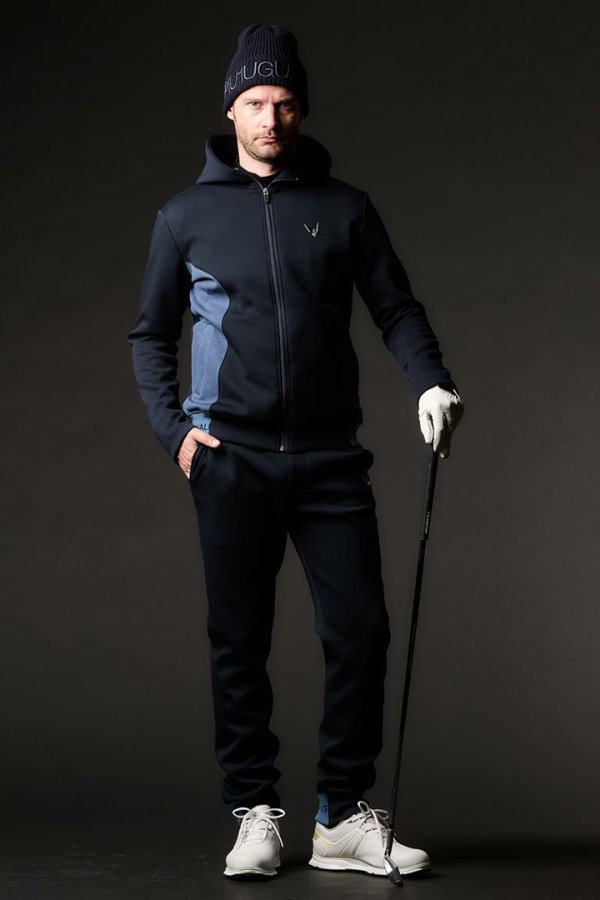 画像2: 1PIU1UGUALE3 GOLF ウノピゥウノウグァーレトレ ゴルフ RIB LOGO PANTS{-BEA} (2)