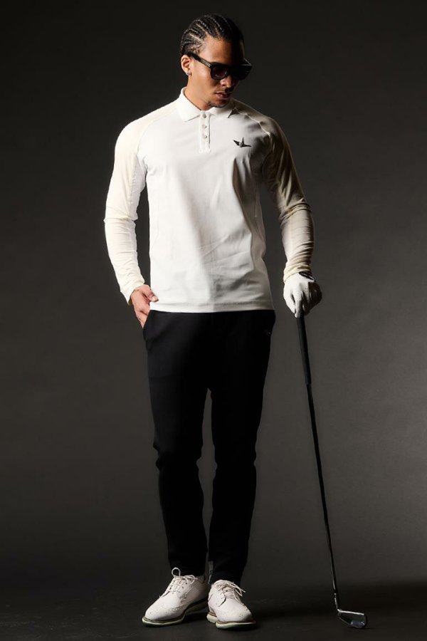 画像2: 1PIU1UGUALE3 GOLF ウノピゥウノウグァーレトレ ゴルフ RIB LOGO PANTS{-BEA} (2)