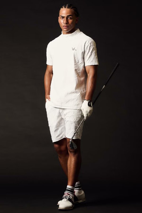 画像2: 1PIU1UGUALE3 GOLF ウノピゥウノウグァーレトレ ゴルフ 113G PILE SHORTS{-BFS} (2)