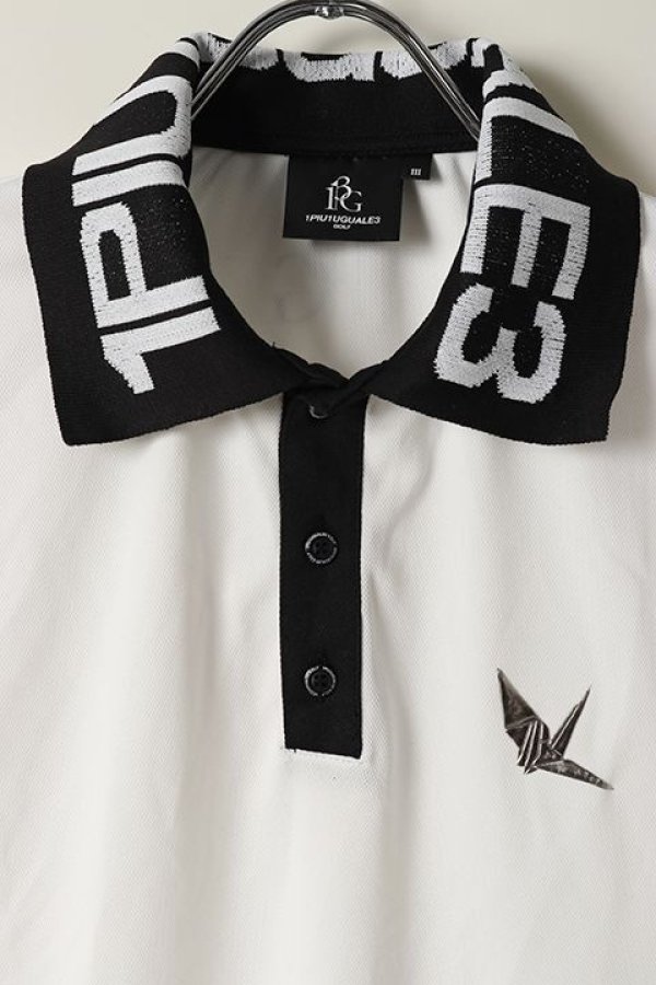 画像2: 【 30%OFF セール30,800円→21,560円】 1PIU1UGUALE3 GOLF ウノピゥウノウグァーレトレ ゴルフ S/S POLO STANDARD{GRT027-PRY073-10-BJA} (2)