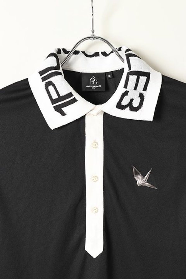 画像2: 【 30%OFF セール31,900円→22,330円】 1PIU1UGUALE3 GOLF ウノピゥウノウグァーレトレ ゴルフ L/S POLO STANDARD{GRT033-PRY073-99-BAS} (2)