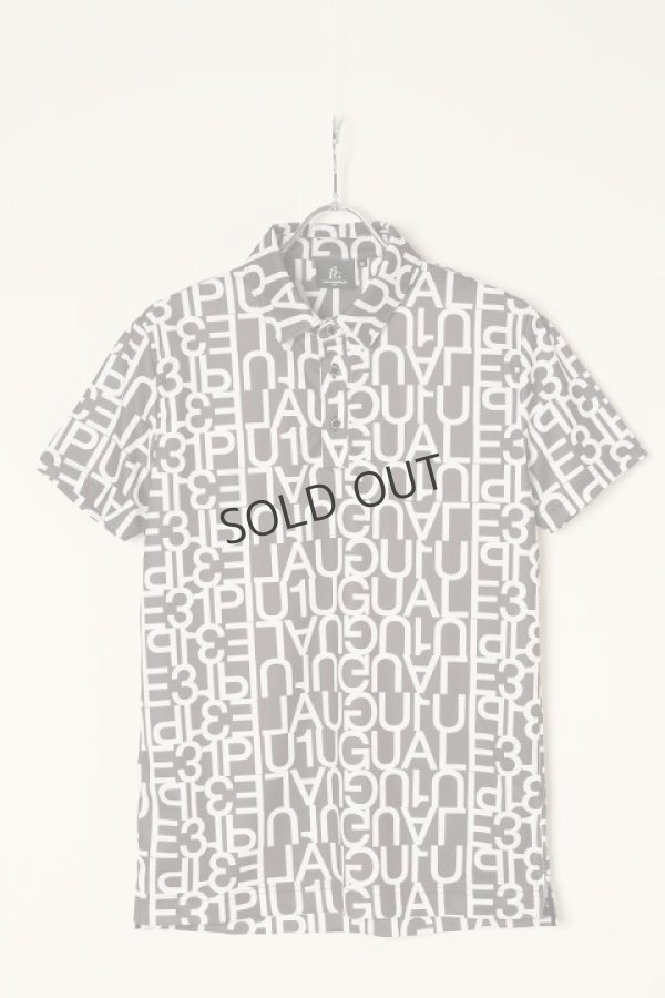画像1: {SOLD}1PIU1UGUALE3 GOLF×S.KATAYAMA（片山晋呉プロ モデル）BIG LOGO POLO{GRT044-POE202-75-BAA} (1)