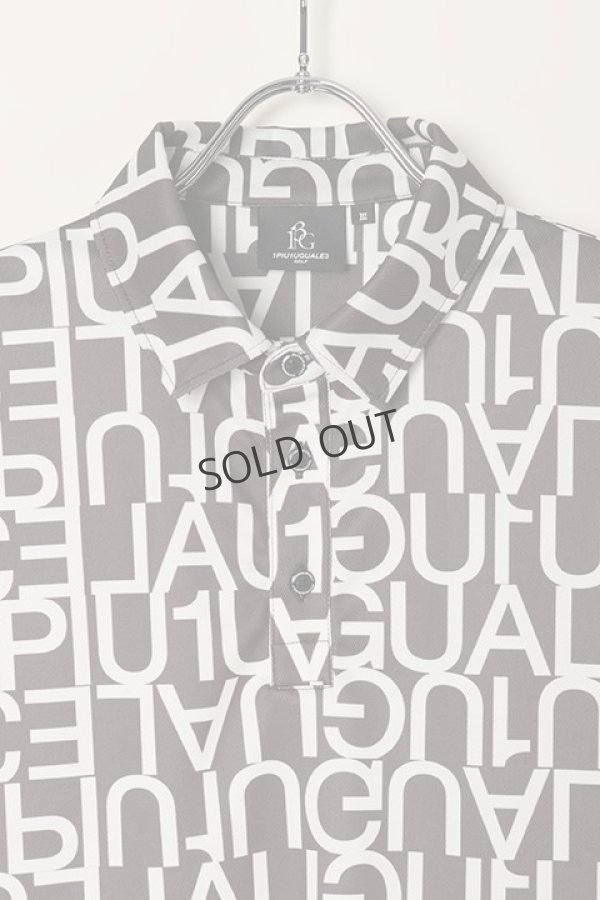 画像2: {SOLD}1PIU1UGUALE3 GOLF×S.KATAYAMA(片山晋呉プロ モデル)BIG LOGO POLO{GRT044-POE202-75-BAA} (2)