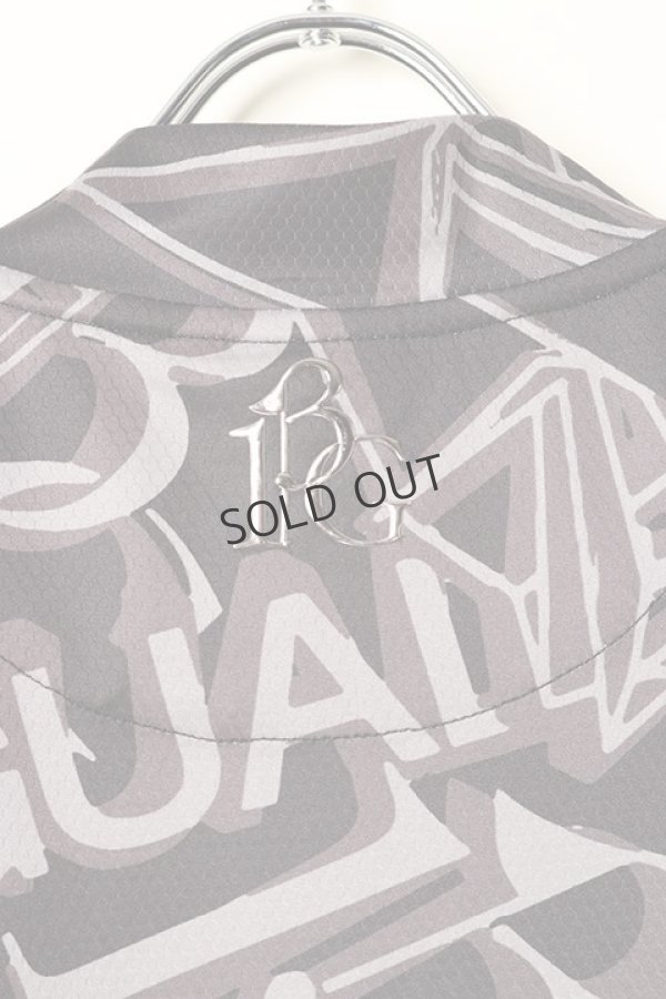 画像4: {SOLD}1PIU1UGUALE3 GOLF ウノピゥウノウグァーレトレ ゴルフ S/S MOCK NECK ALL LOGO MIX{-BCS} (4)