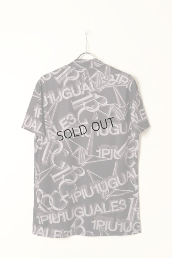 画像5: {SOLD}1PIU1UGUALE3 GOLF ウノピゥウノウグァーレトレ ゴルフ S/S MOCK NECK ALL LOGO MIX{-BCS} (5)