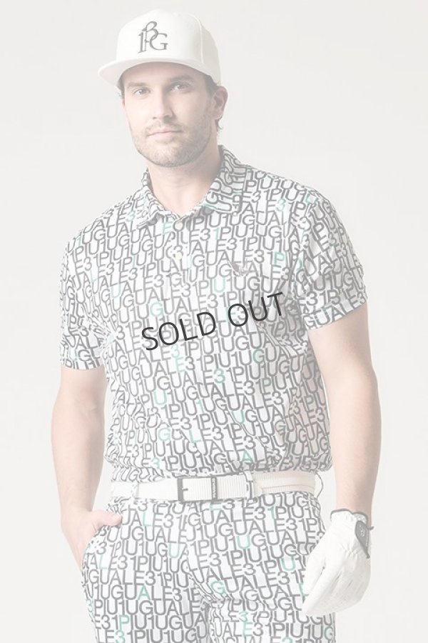 画像1: {SOLD}1PIU1UGUALE3 GOLF ウノピゥウノウグァーレトレ ゴルフ S/S POLO 1PIU1UGUALE3 LOGO{-BDS} (1)