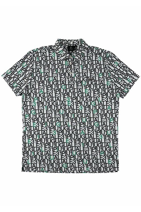 画像3: 【 30%OFF セール41,800円→29,260円】 1PIU1UGUALE3 GOLF ウノピゥウノウグァーレトレ ゴルフ S/S POLO 1PIU1UGUALE3 LOGO{-BDS} (3)
