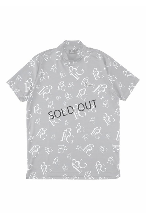 画像3: {SOLD}1PIU1UGUALE3 GOLF ウノピゥウノウグァーレトレ ゴルフ S/S MOCK NECK RANDOM 113G LOGO{-BDS} (3)