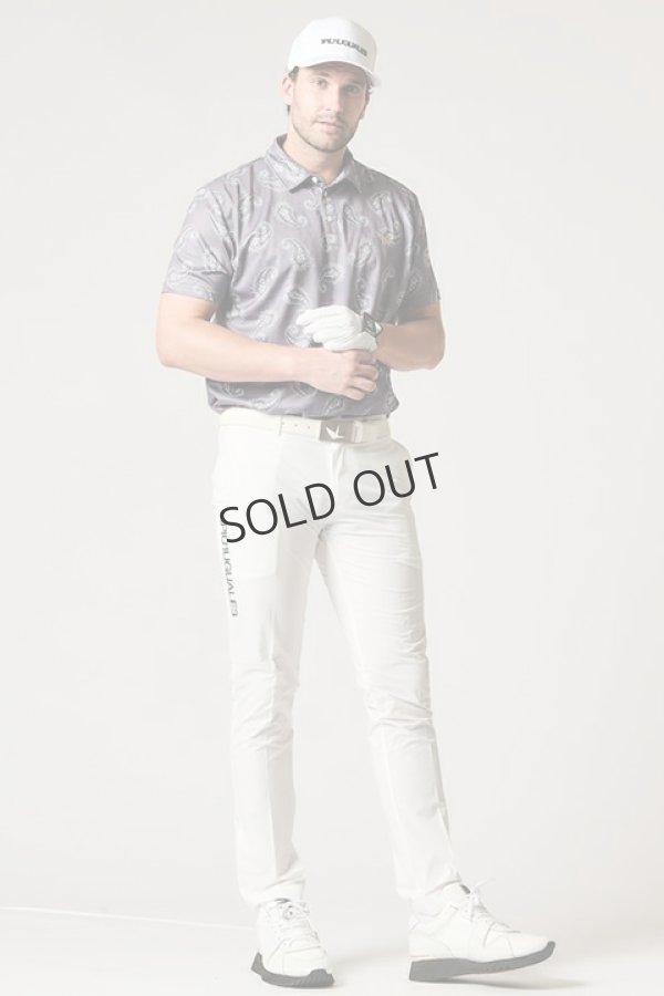 画像2: {SOLD}1PIU1UGUALE3 GOLF ウノピゥウノウグァーレトレ ゴルフ S/S POLO PAISLEY{-BDS} (2)