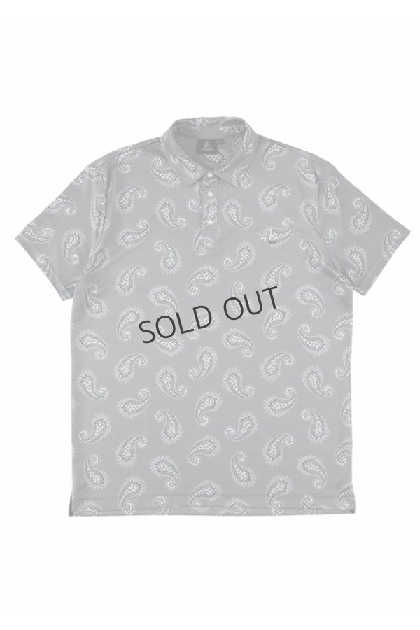 画像3: {SOLD}1PIU1UGUALE3 GOLF ウノピゥウノウグァーレトレ ゴルフ S/S POLO PAISLEY{-BDS} (3)