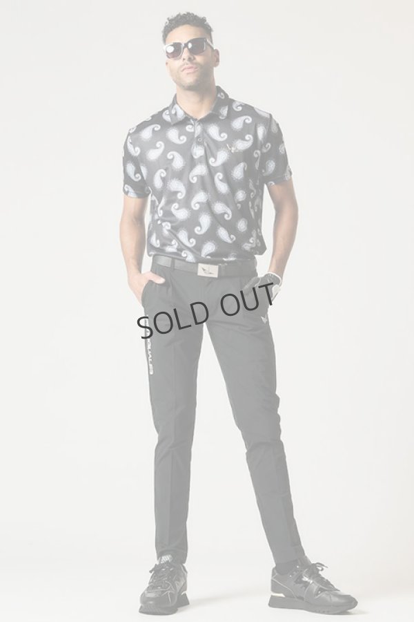 画像2: {SOLD}1PIU1UGUALE3 GOLF ウノピゥウノウグァーレトレ ゴルフ S/S POLO PAISLEY{-BDS} (2)
