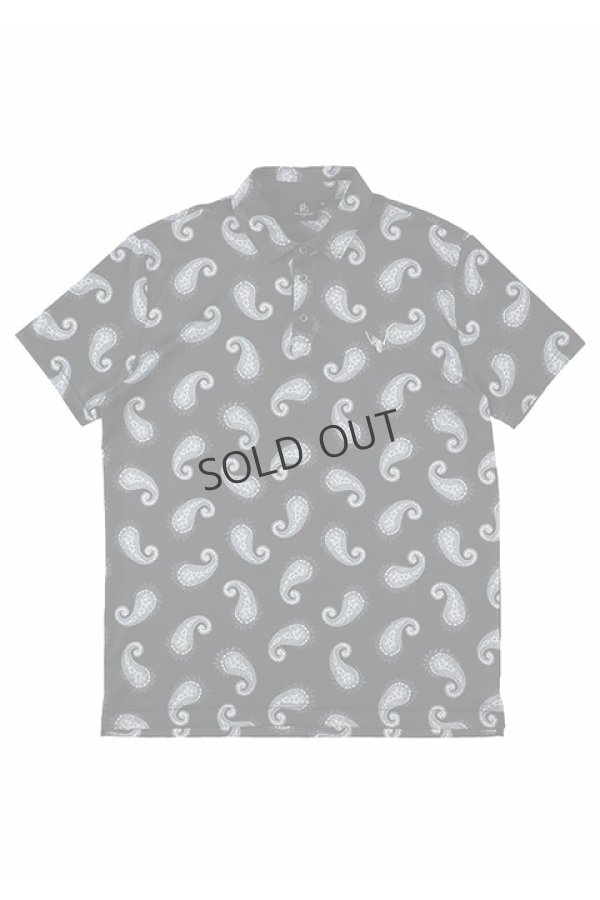 画像3: {SOLD}1PIU1UGUALE3 GOLF ウノピゥウノウグァーレトレ ゴルフ S/S POLO PAISLEY{-BDS} (3)