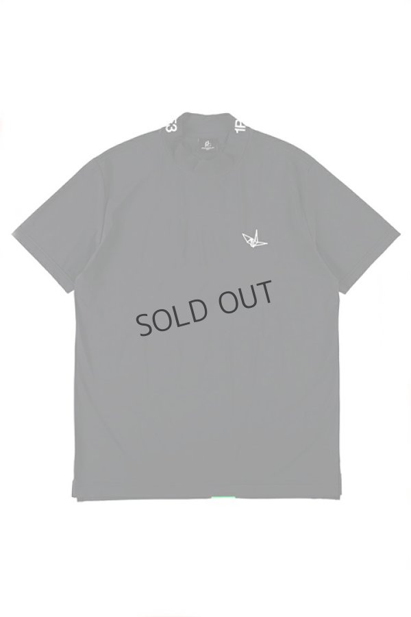画像3: {SOLD}1PIU1UGUALE3 GOLF ウノピゥウノウグァーレトレ ゴルフ S/S MOCK NECK NEON BACK TAPE{-BDS} (3)