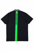 画像4: 【24SS新作】1PIU1UGUALE3 GOLF ウノピゥウノウグァーレトレ ゴルフ S/S MOCK NECK NEON BACK TAPE{-BDS} (4)