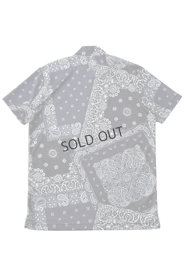 画像2: {SOLD}1PIU1UGUALE3 GOLF ウノピゥウノウグァーレトレ ゴルフ S/S MOCK NECK BANDANA{-BDS} (2)