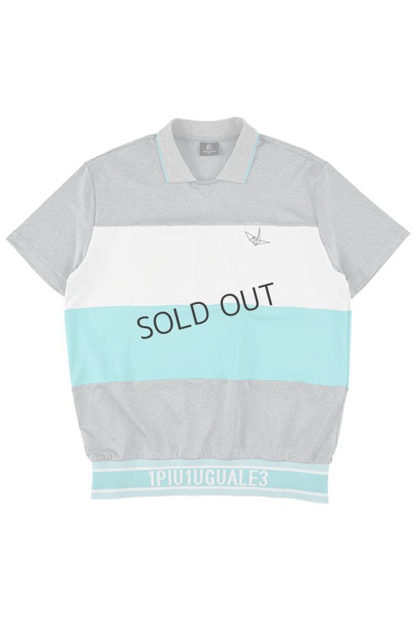画像4: {SOLD}1PIU1UGUALE3 GOLF ウノピゥウノウグァーレトレ ゴルフ S/S POLO SPORTS BORDER{-BDS} (4)