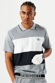 画像1: 【 ポイント10倍 】【24SS新作】 1PIU1UGUALE3 GOLF ウノピゥウノウグァーレトレ ゴルフ S/S POLO SPORTS BORDER{-BDS} (1)