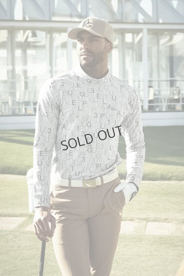 画像3: {SOLD}1PIU1UGUALE3 GOLF ウノピゥウノウグァーレトレ ゴルフ L/S MOCK NECK 1PIU1UGUALE3 LOGO{-BDA} (3)