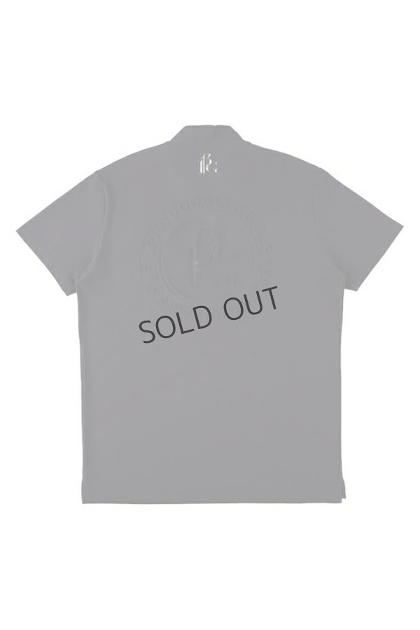 画像2: {SOLD}1PIU1UGUALE3 GOLF ウノピゥウノウグァーレトレ ゴルフ S/S MOCK NECK EMBOSS{-BES} (2)