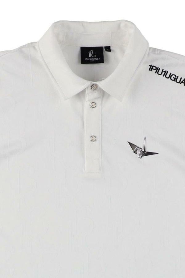 画像7: 1PIU1UGUALE3 GOLF ウノピゥウノウグァーレトレ ゴルフ JACQUARD POLO{-BFS} (7)