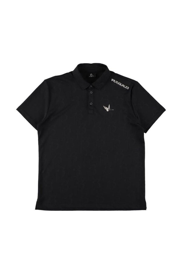 画像4: 1PIU1UGUALE3 GOLF ウノピゥウノウグァーレトレ ゴルフ JACQUARD POLO{-BFS} (4)