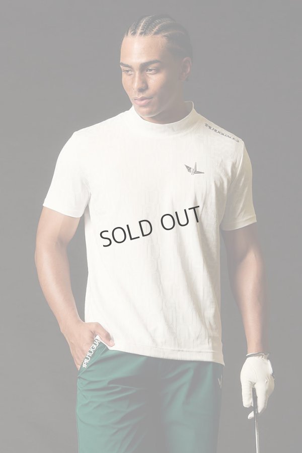 画像1: {SOLD}1PIU1UGUALE3 GOLF ウノピゥウノウグァーレトレ ゴルフ JACQUARD MOCK NECK{-BFS} (1)