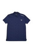 画像1: 1PIU1UGUALE3 GOLF ウノピゥウノウグァーレトレ ゴルフ JACQUARD MOCK NECK{-BFS} (1)